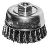 Century Drill And Tool 2-3/4 Knotted Wire Cup Brush 5/8-11 Arbor
