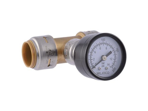 Sharkbite Max Push Pressure Gauge Assembly