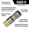 Klein Tools Universal F Compression Connectors RG6/6Q