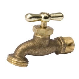 Hose Bibb, Standard, Brass, 3/4-In. Hose