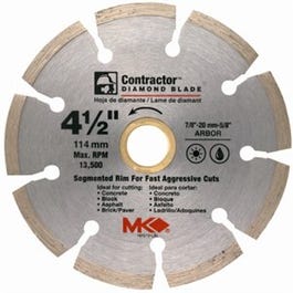 Circular Saw Blade, Contractor Dry/Wet, 4.5-In.