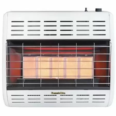 Empire 30000 Btu Natural Gas Thermostat Radiant Vent-Free Heater, White