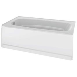 Classic 400 Bathtub, Left Drain, Bright White Gloss, 60 x 32-In.