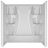 Classic 400 Bathtub Wall Set, Bright White, 60 x 32-In.