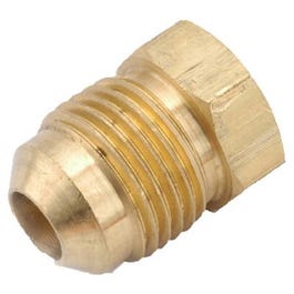 Brass Flare Plug, Lead-Free, 1/4-In.