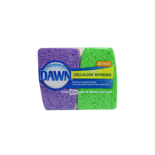 Dawn Cellulose Sponges 4ct