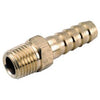 Pipe Fitting, Barb Insert, Lead-Free Brass, 3/8 Hose I.D. x 1/4-In. MPT