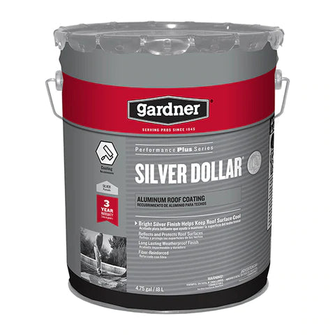 Gardner® Silver Dollar® Aluminum Roof Coating 5 Gallon