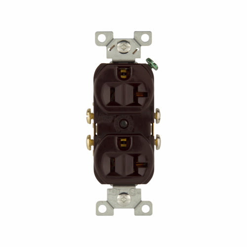Eaton Cooper Wiring Commercial Specification Grade Duplex Receptacle 15A, 125V Brown