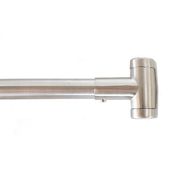 Hardware House 162682 Shower Rod, Curved ~ 45