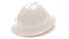 Pyramex Sl Series Full Brim Hard Hat White Full Brim Style 4-Point Ratchet