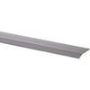 M-D Satin Silver Fluted 1-3/8 In. x 3 Ft. Aluminum Carpet Trim Bar, Wide