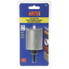 ARTU 2-1/8 In. Tungsten Carbide Grit Hole Saw with Arbor and Pilot Bit