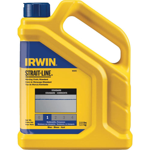 Irwin STRAIT-LINE 2-1/2 Lb. Blue Standard Chalk Line Chalk