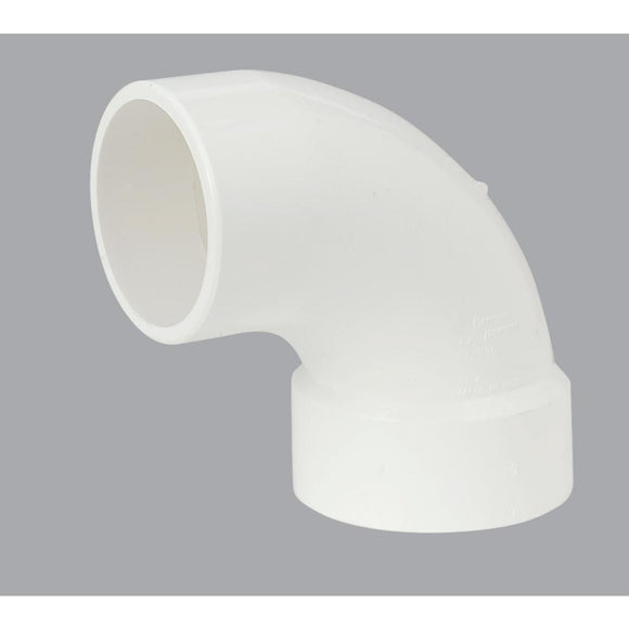 Charlotte Pipe 3 In. 90D PVC Street Elbow