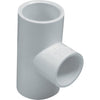 Charlotte Pipe 1-1/4 In. A x 1-1/4 In. B x 3/4 In. C Schedule 40 Pressure Reducing PVC Tee