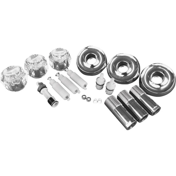 Danco Delta Chrome Remodeling Tub & Shower Trim Kit, 3-Handle