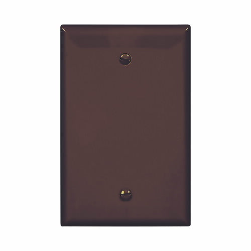 Eaton Cooper Wiring Blank Wallplate Brown