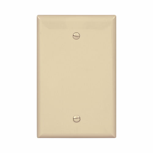 Eaton Cooper Wiring Blank Wallplate  Box Mount, Ivory