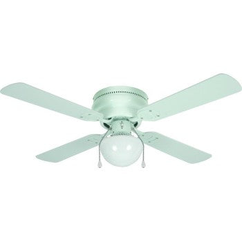 Hardware House 23-8014 Aegean Design Series Ceiling Fan, White Finish ~ 4 Blades