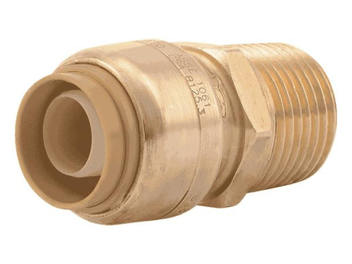 SharkBite Brass Push Male Adapter 1/2 X 3/4