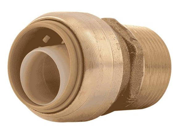 Sharkbite Brass Push Male Adapter 3/4 in. x 3/4 in. MNPT