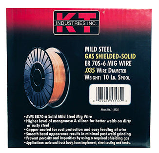K-T Industries Mig Wire E70s-6 .035 10 Lb
