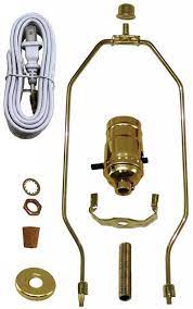 Atron LA801 Lamp Kit With 9 in Brass Harp