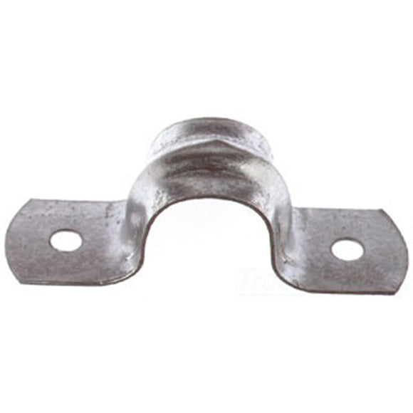 Thomas & Betts Steel City 1-1/2 Inch, Steel Two Hole Strap-Zinc Plated