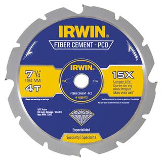 Irwin PCD Fiber Cement Blade 10-Inch x 6T